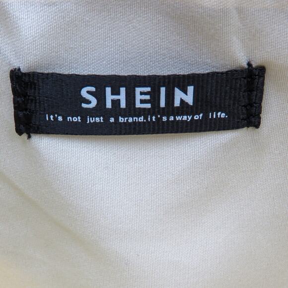 SHEIN Y2K Brown and Tan Heart Baguette Bag Shoulder Bag Silver Chain Strap Purse - Picture 6 of 7